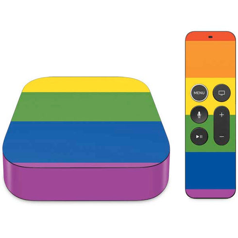 The Rainbow Flag Apple TV Skin